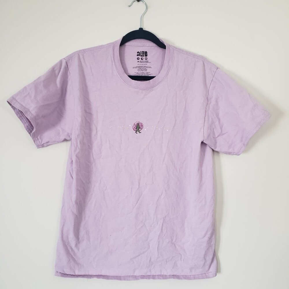 Alab Alien Peace Out Done With This Universe Pink Short Sleeve T-Shirt Size‎ M